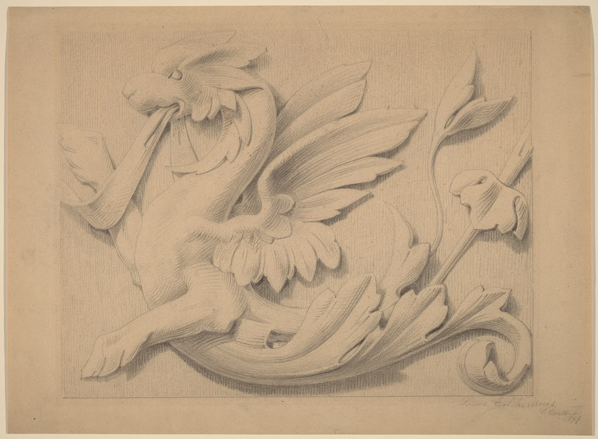 Study from a Cast, detail