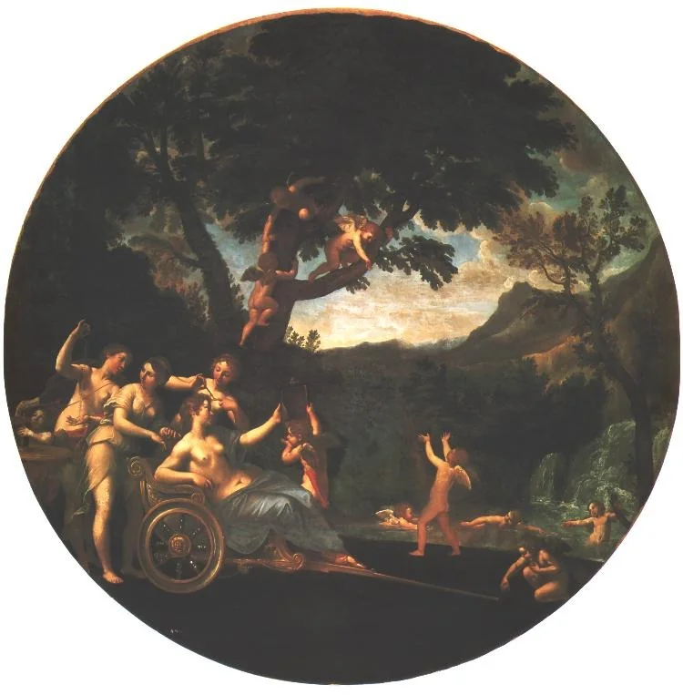 The Bath of Venus, detail