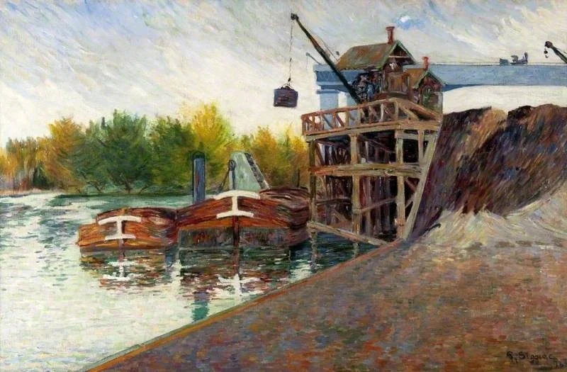 Coal Crane, Clichy, detail