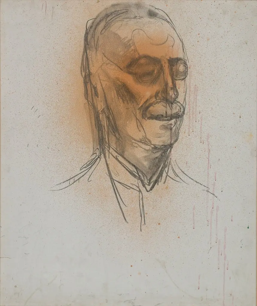 Frimann Koren, by Edvard Munch, oil, 1927