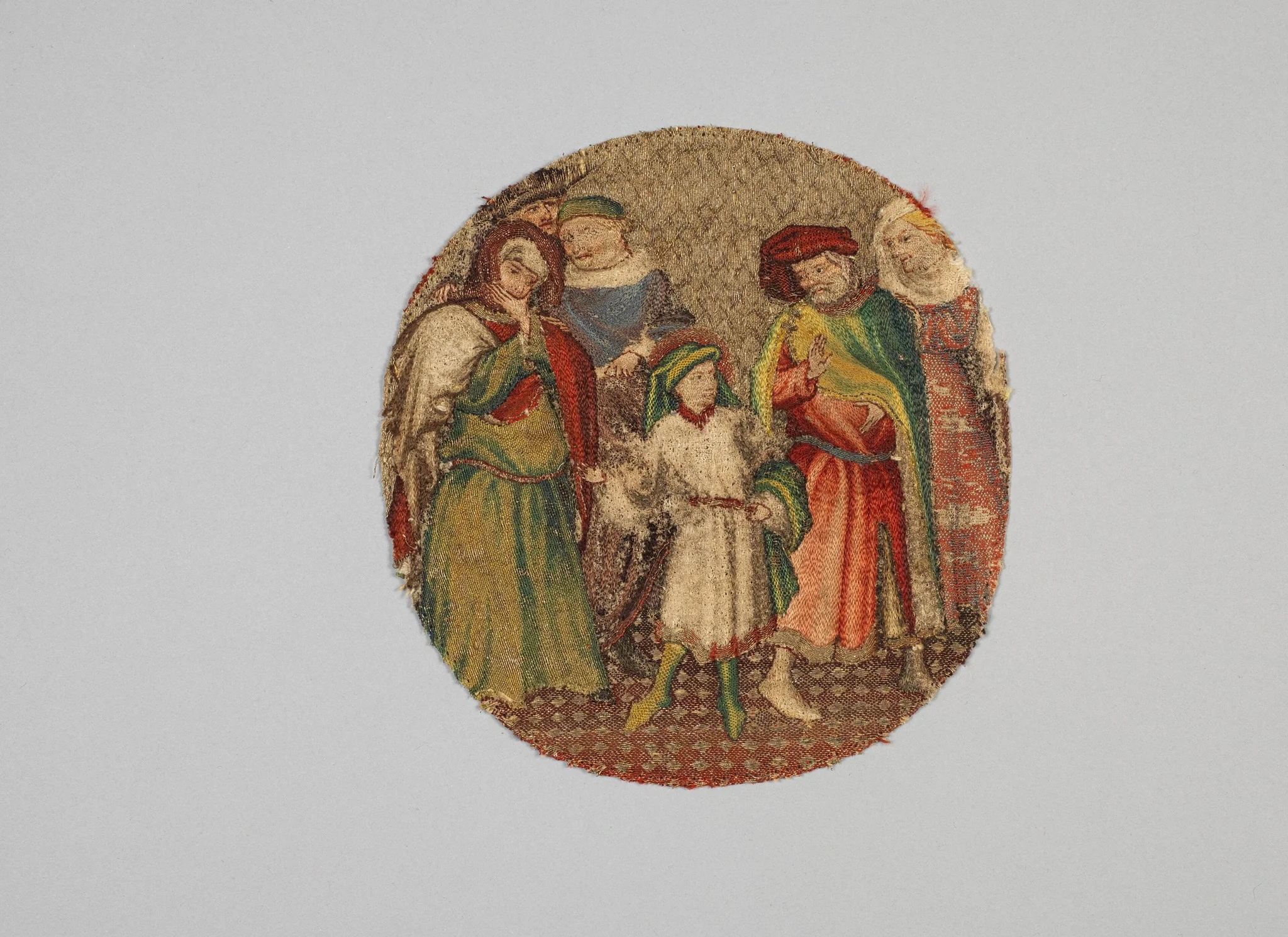 Saint Martin Announcing to His Parents That He Will Become a Christian, detail