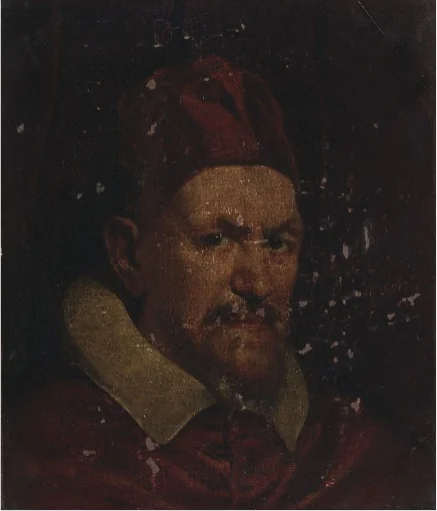 Pope Innocent X, Giovanni Battista Pamphili (1571-1655), detail