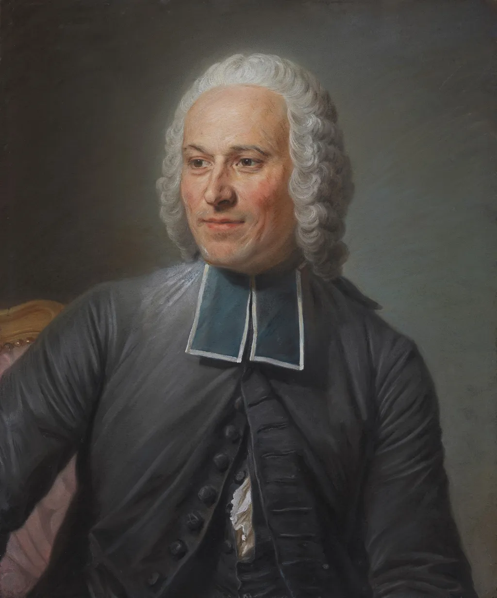 Abbé Nollet, by Maurice Quentin de La Tour, unspecified, 1753