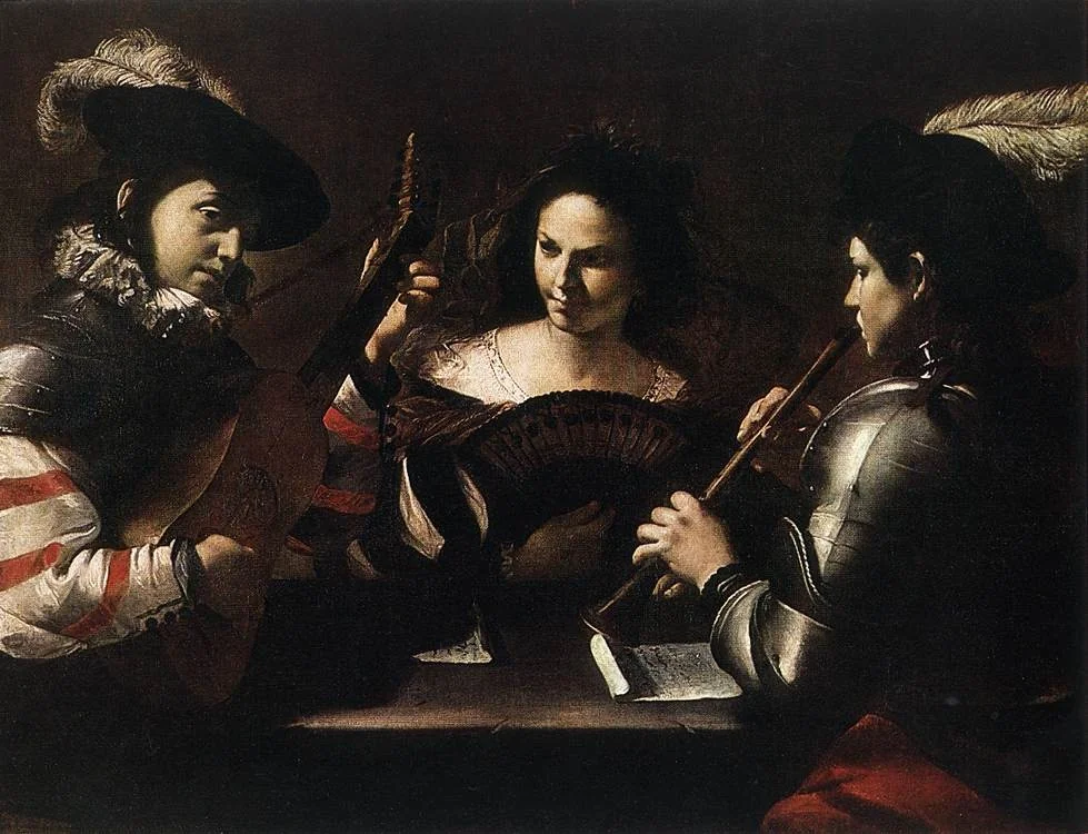 The Concert, detail
