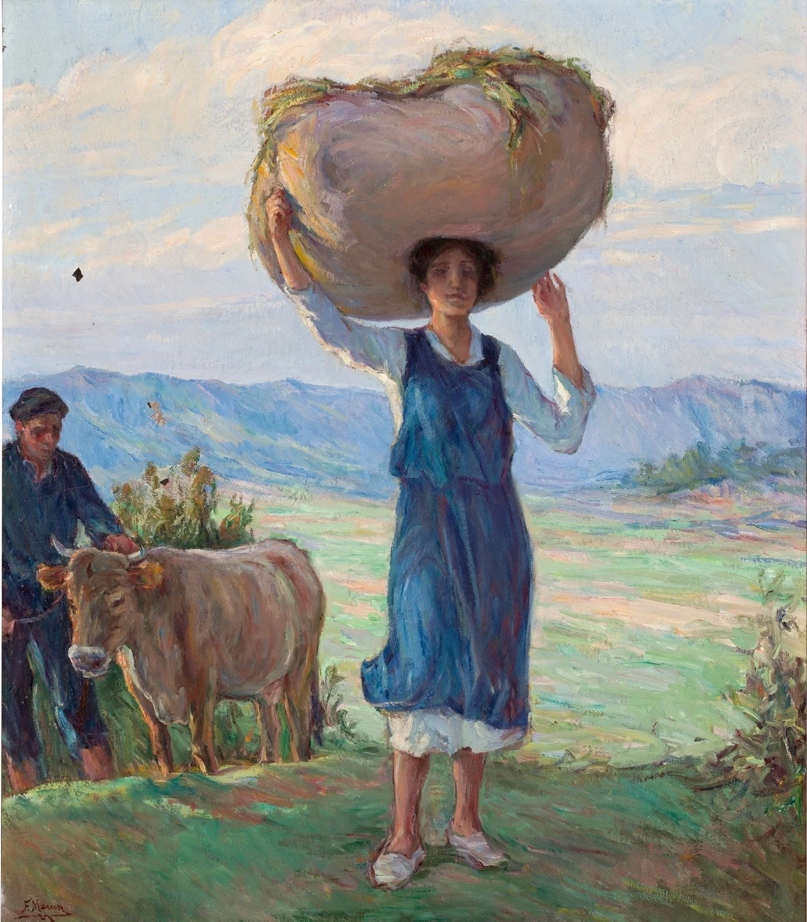 Campesina vasca, detail
