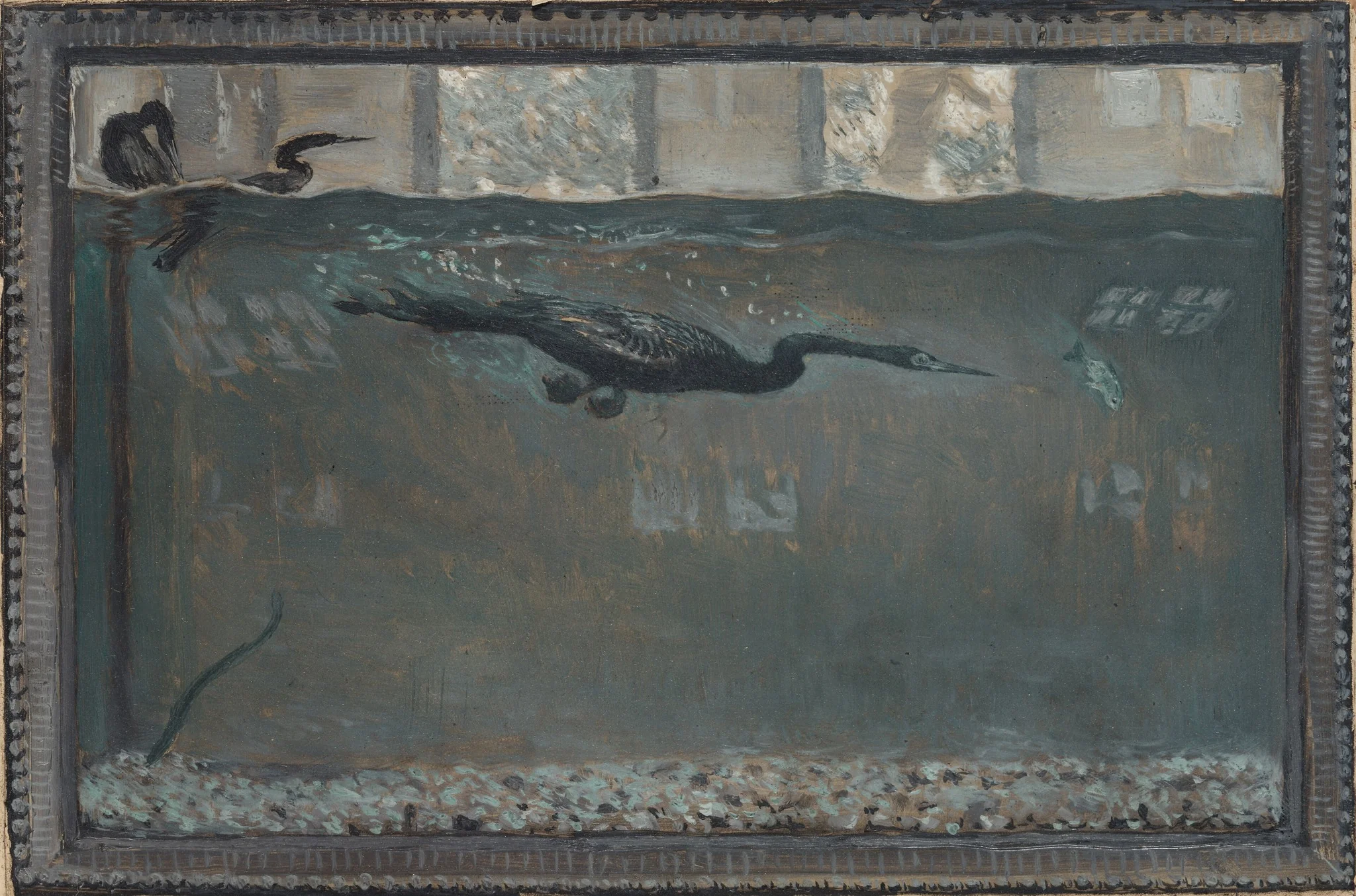 Diving Cormorant, detail