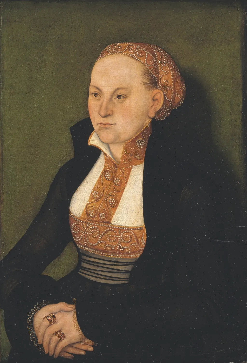 Portrait of a Lady, by Lucas Cranach the Elder, paint, 1534