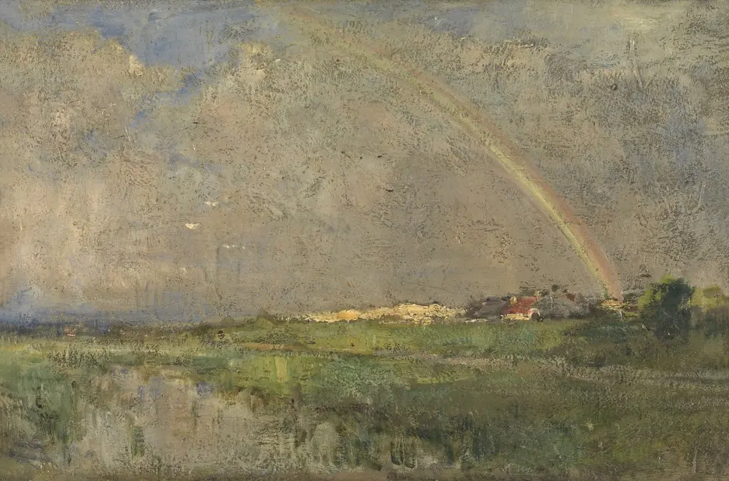 Rainbow, by Guillaume Vogels, oil, 1894