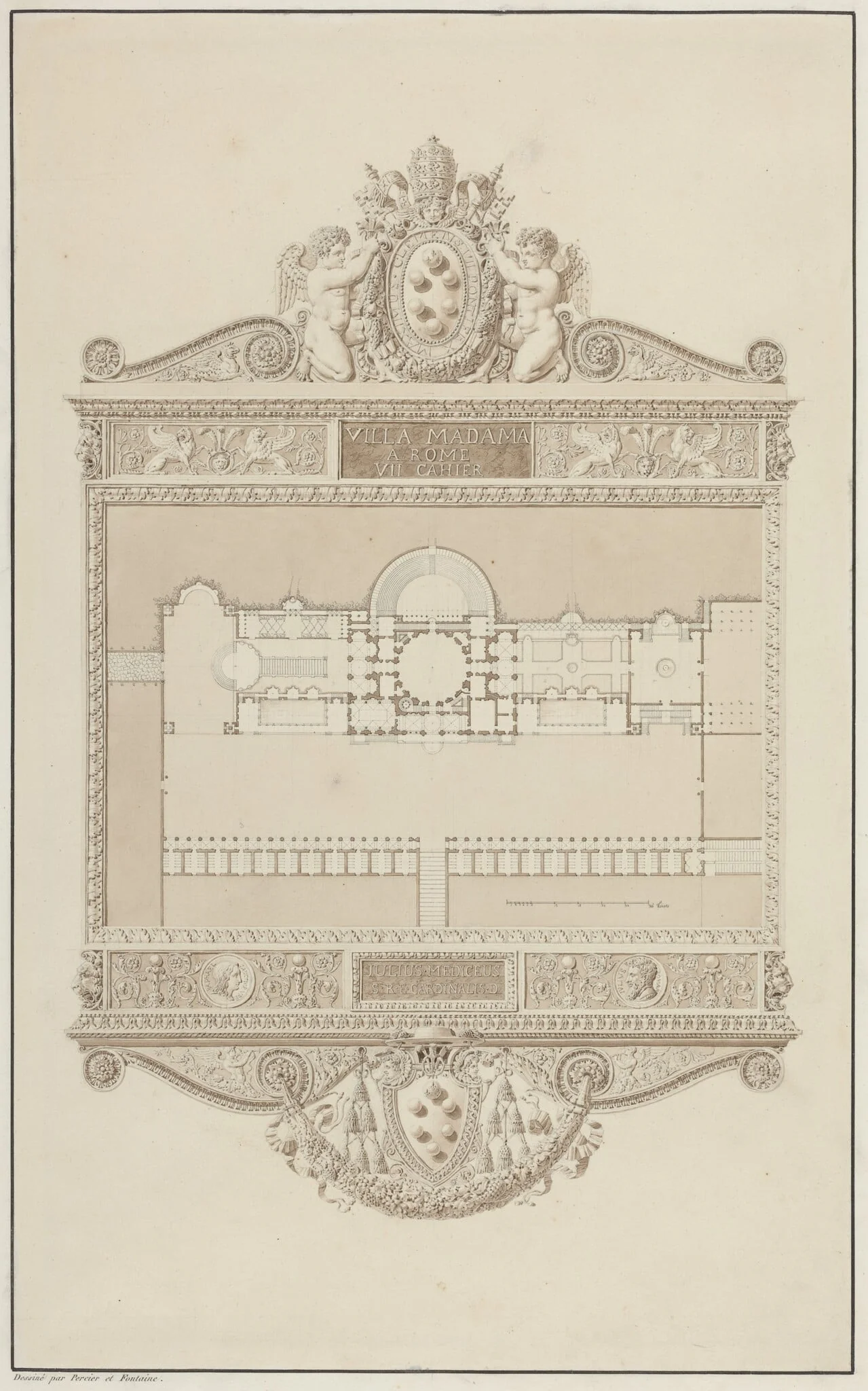 Villa Madama a Rome, detail