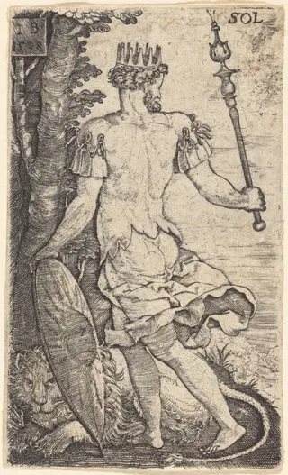 Sol (The Sun), by Master IB, ink, 1528