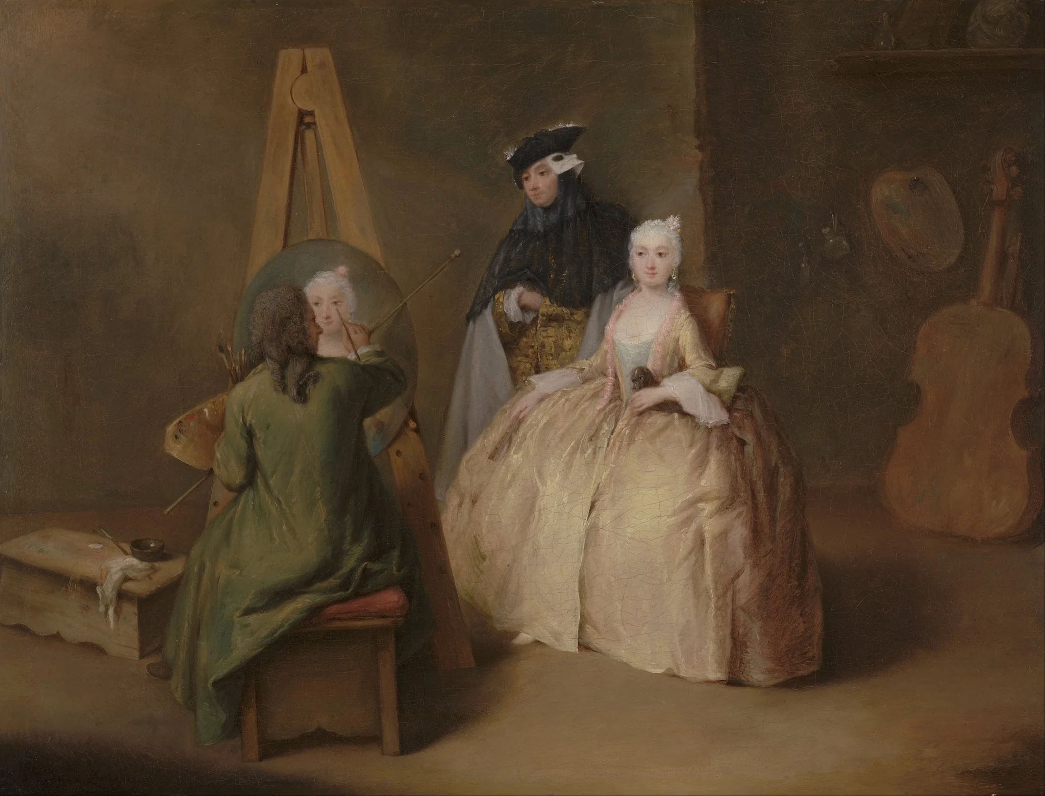 The Painter in his Studio, detail