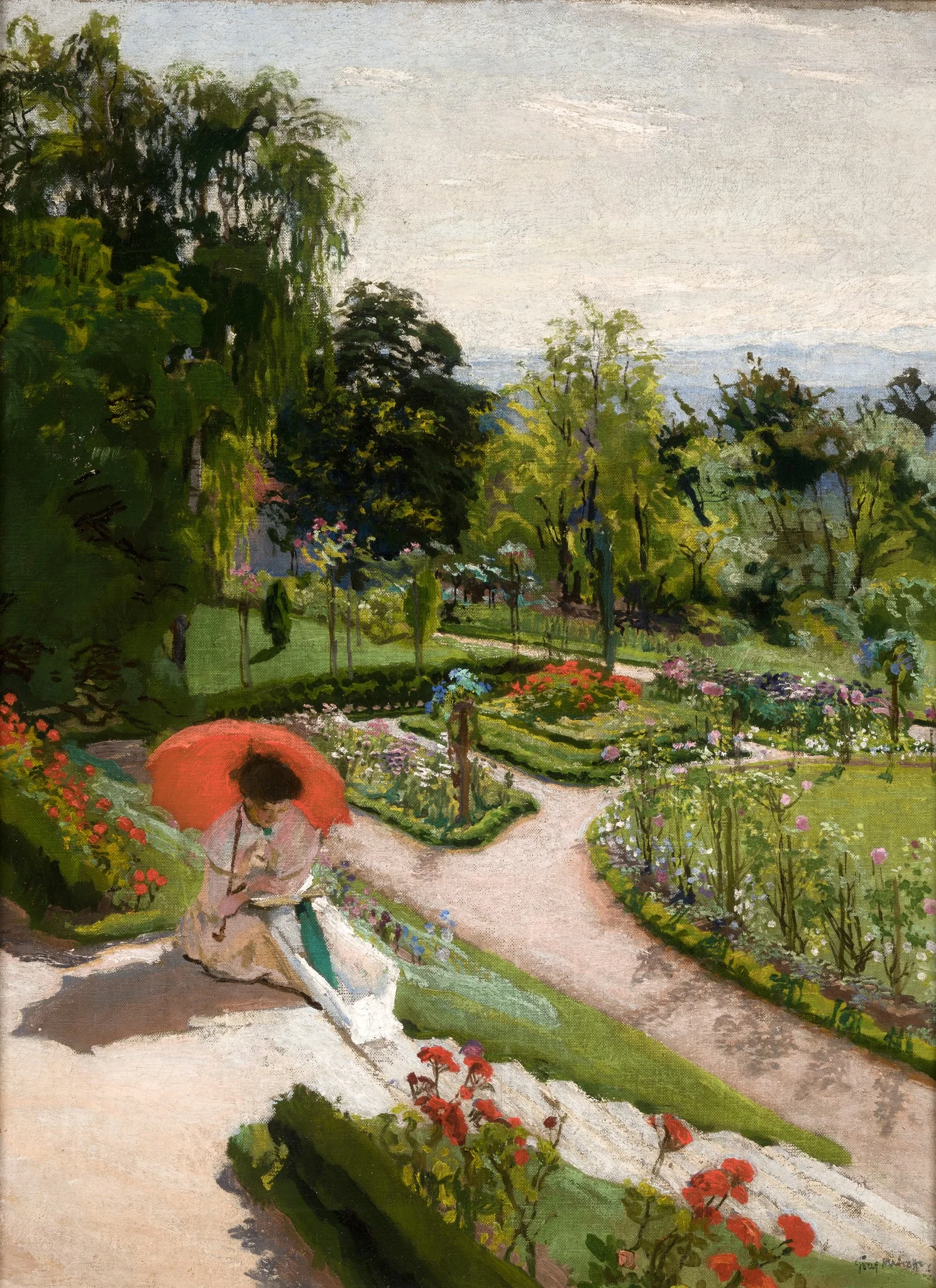 Red Umbrella, detail