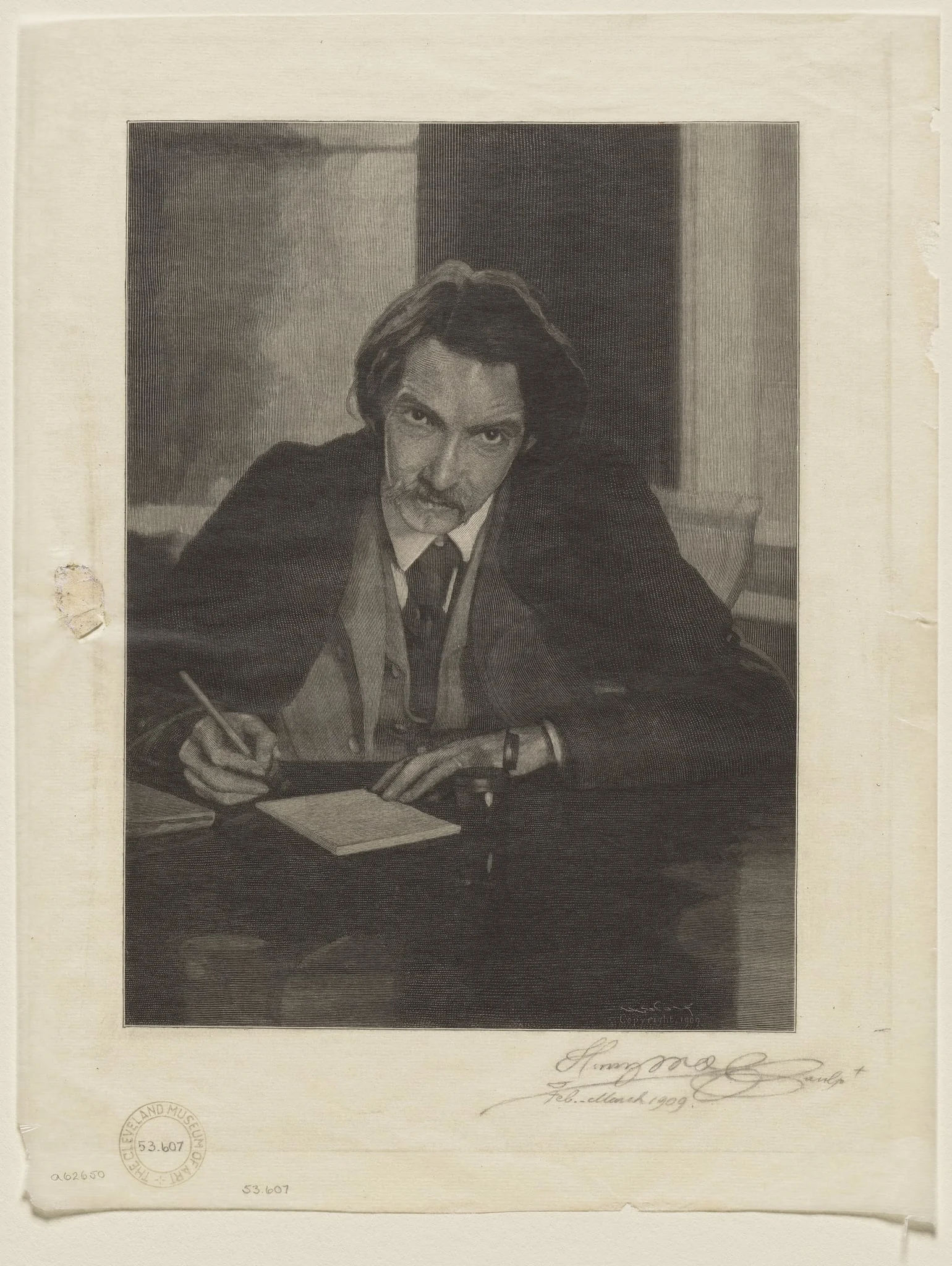 Robert Louis Stevenson, detail