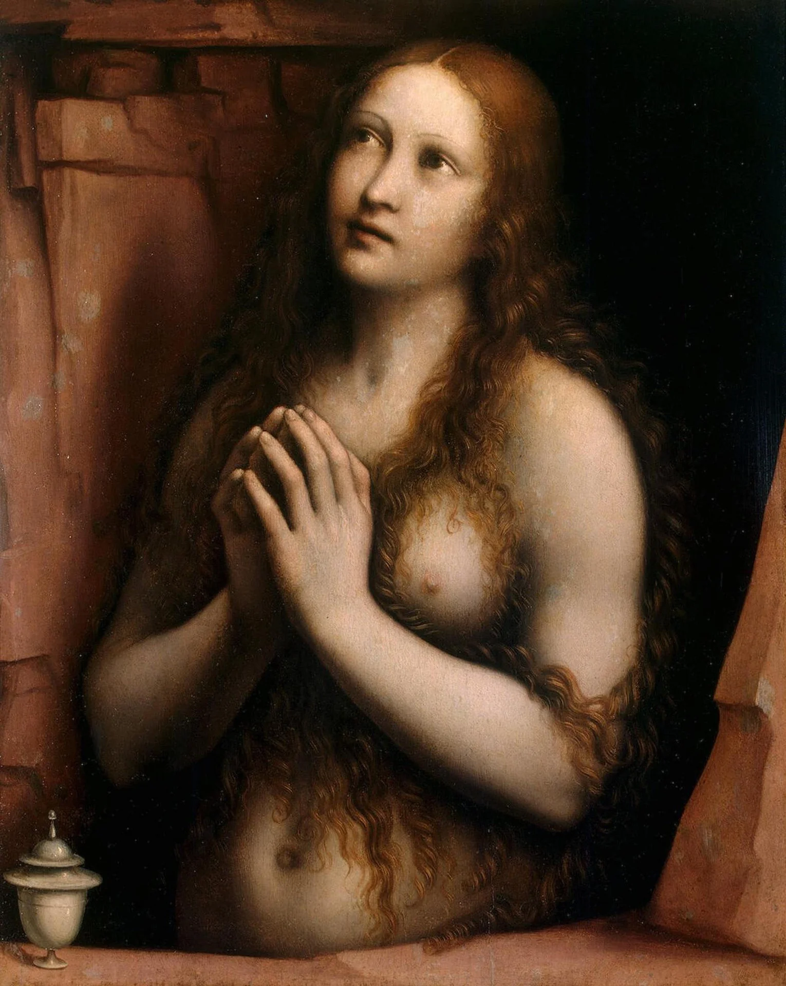 Repentant Mary Magdalene, detail