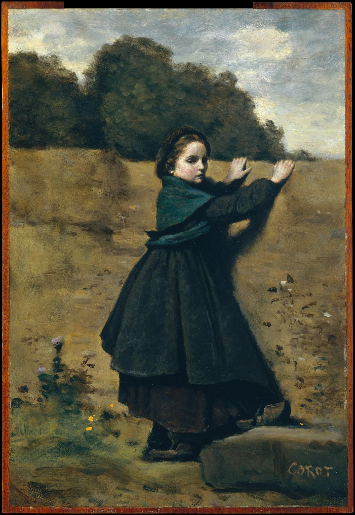 The Curious Little Girl, detail