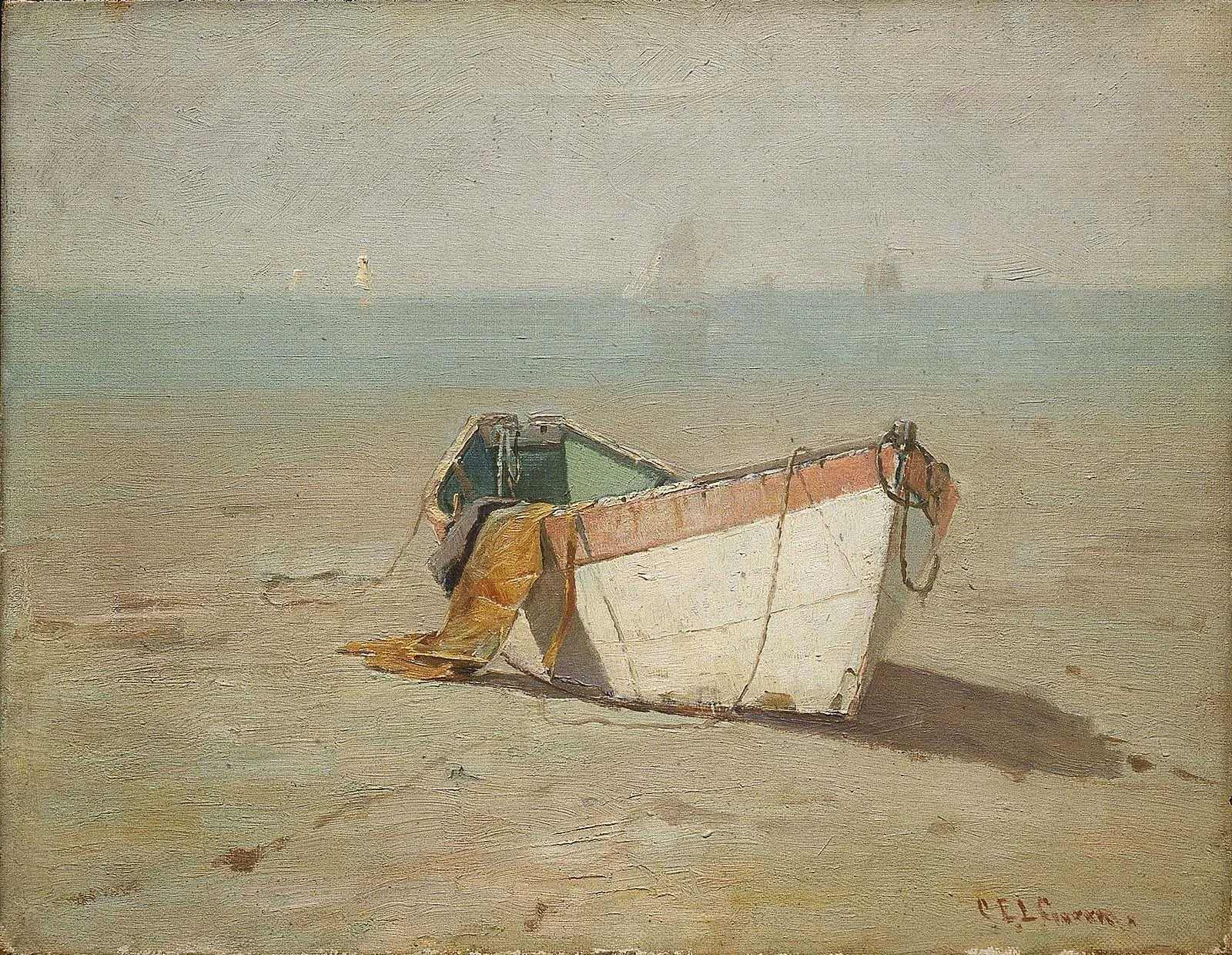 Winter Dory, King's Beach, Swampscott, Massachusetts, detail
