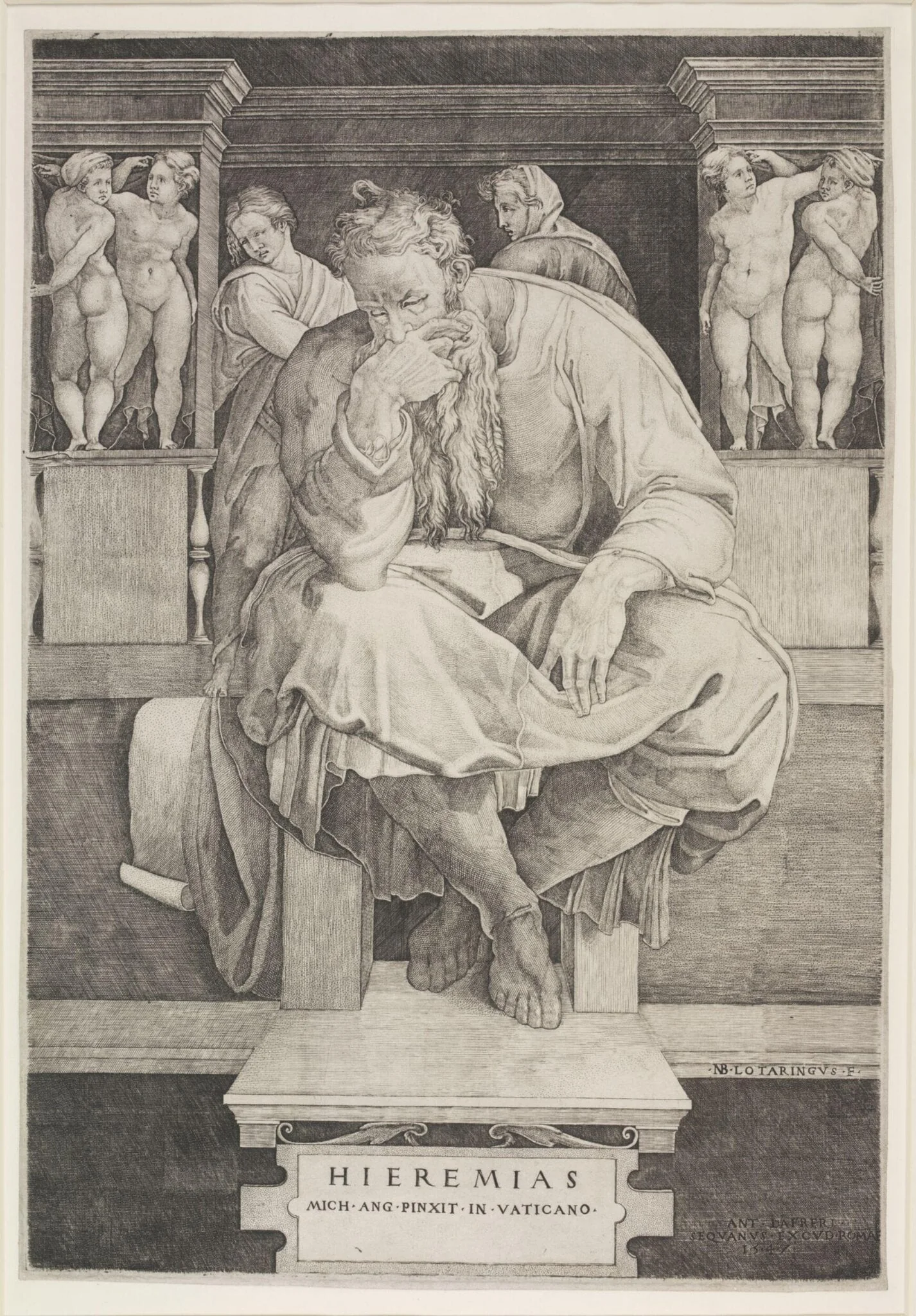 The Prophet Jeremiah, detail