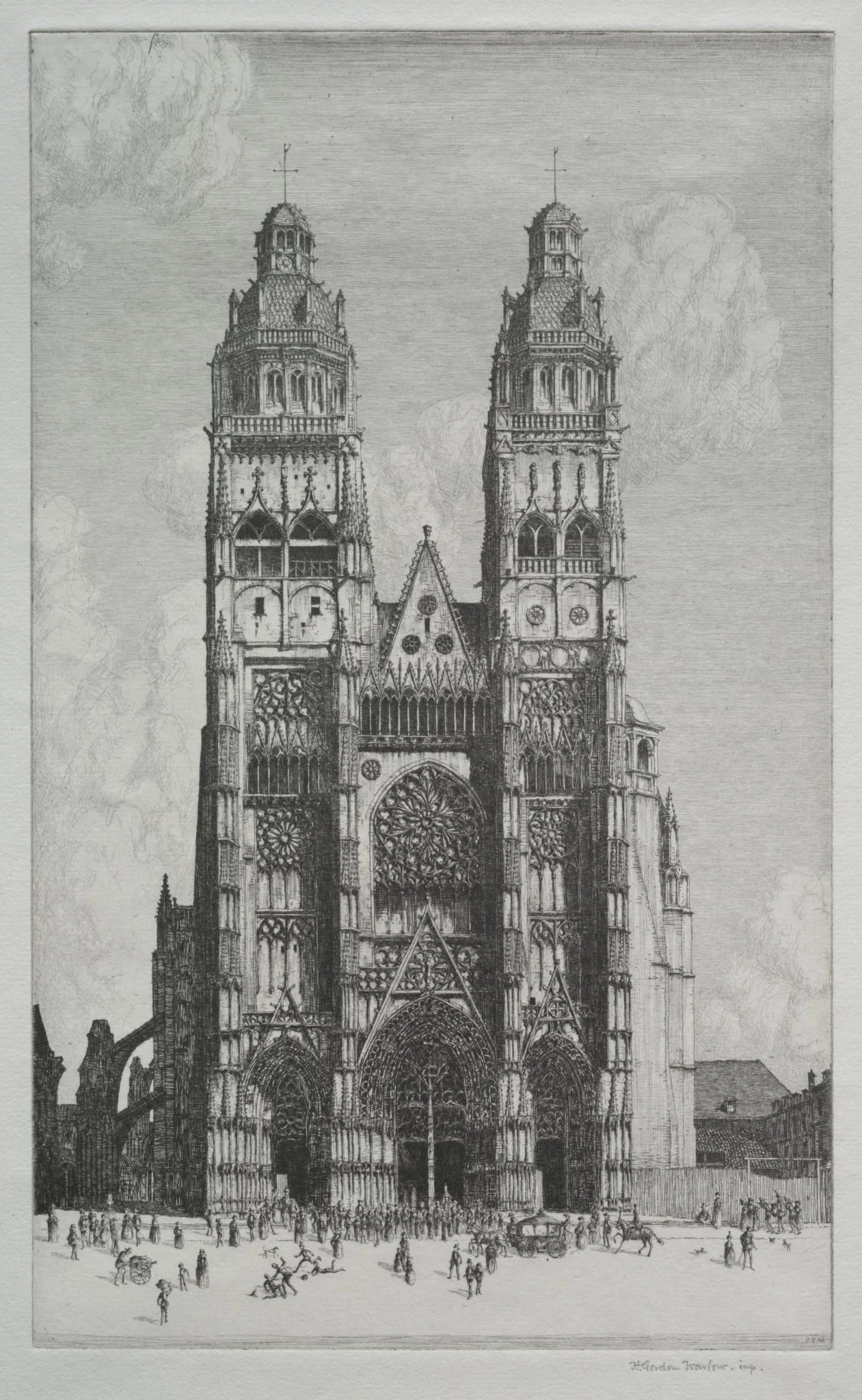 St. Gatiens, Tours, detail