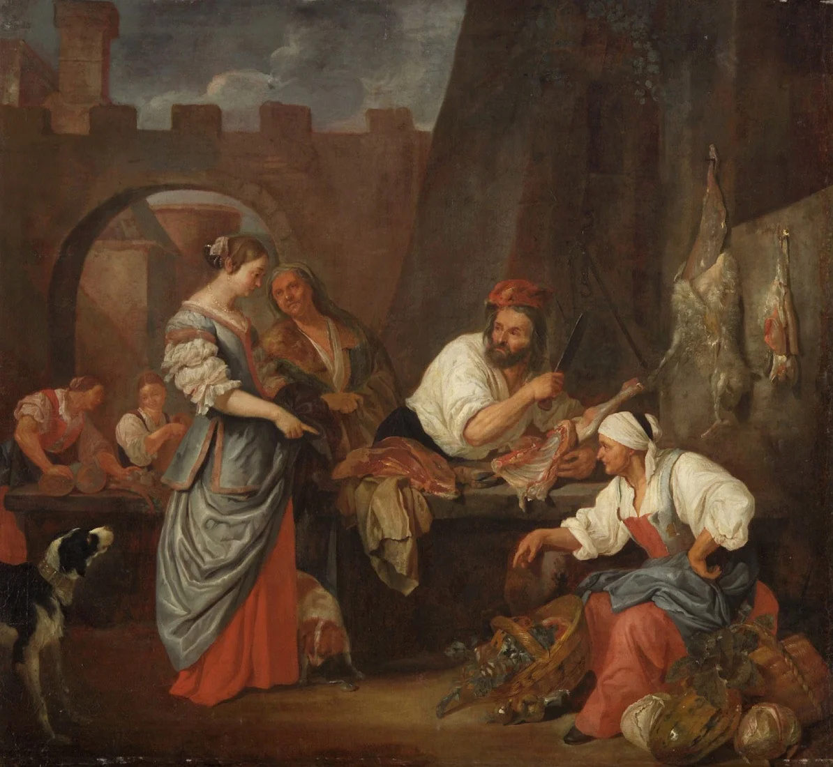 The Butcher shop, detail