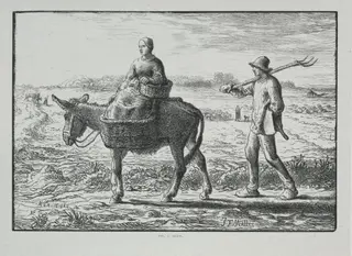Four Hours of the Day, by Adrien Lavieille, 1860