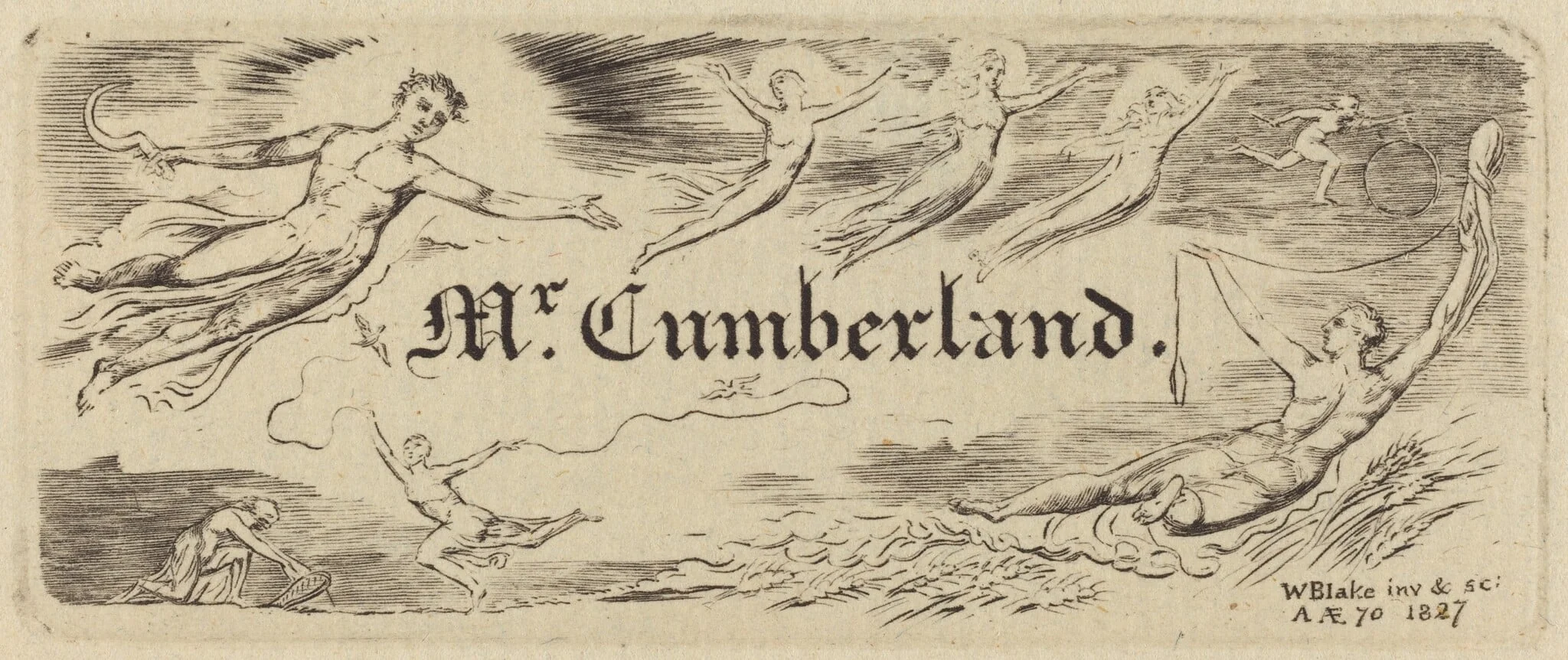 George Cumberland's Card, detail