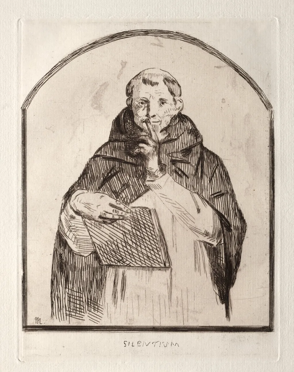 Silentium, by Édouard Manet, 1860