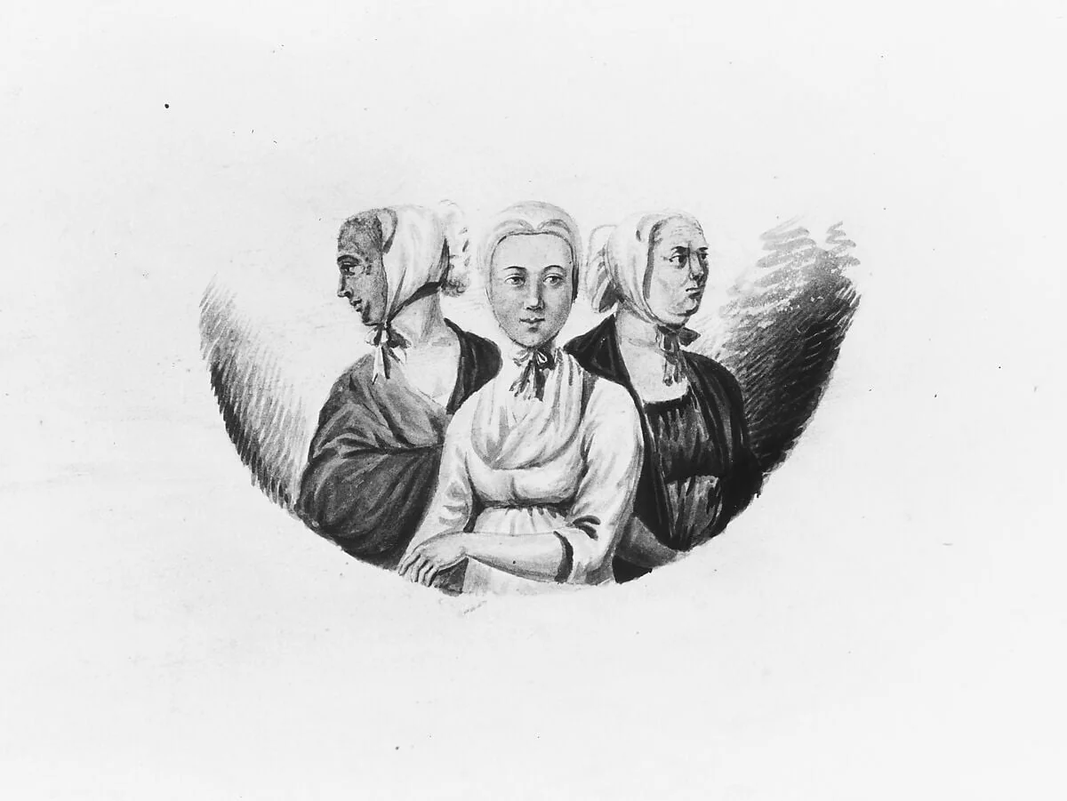 Moravian Sisters, detail