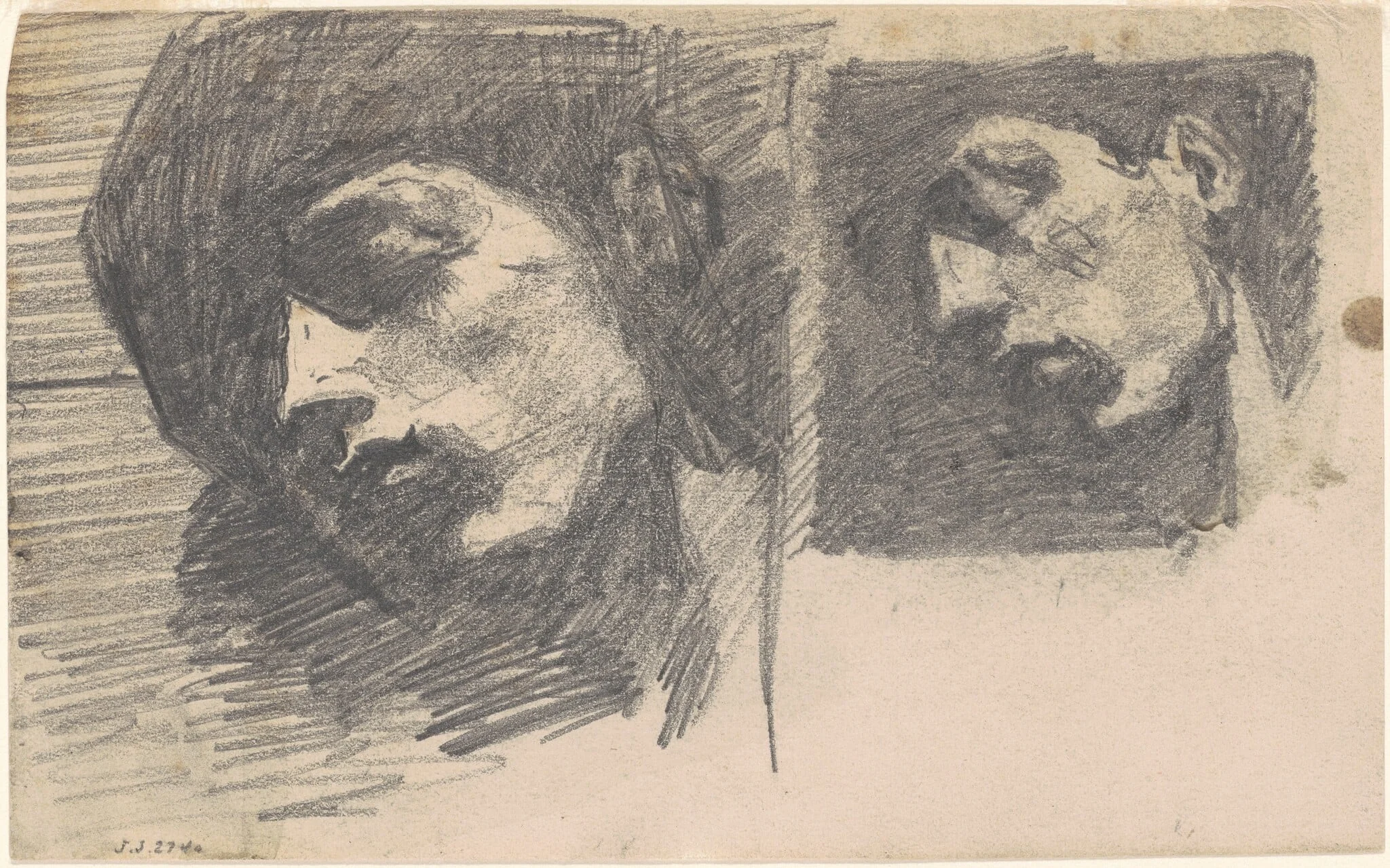 Two Heads, detail