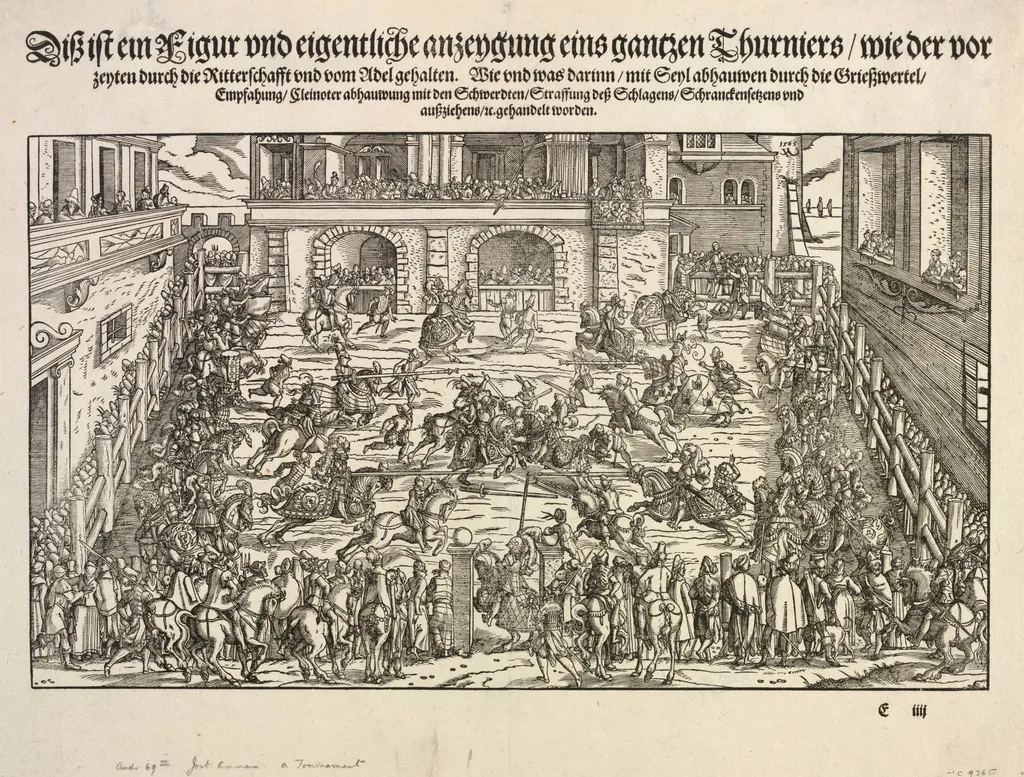 A Tournament, by Josse Amman, 1565