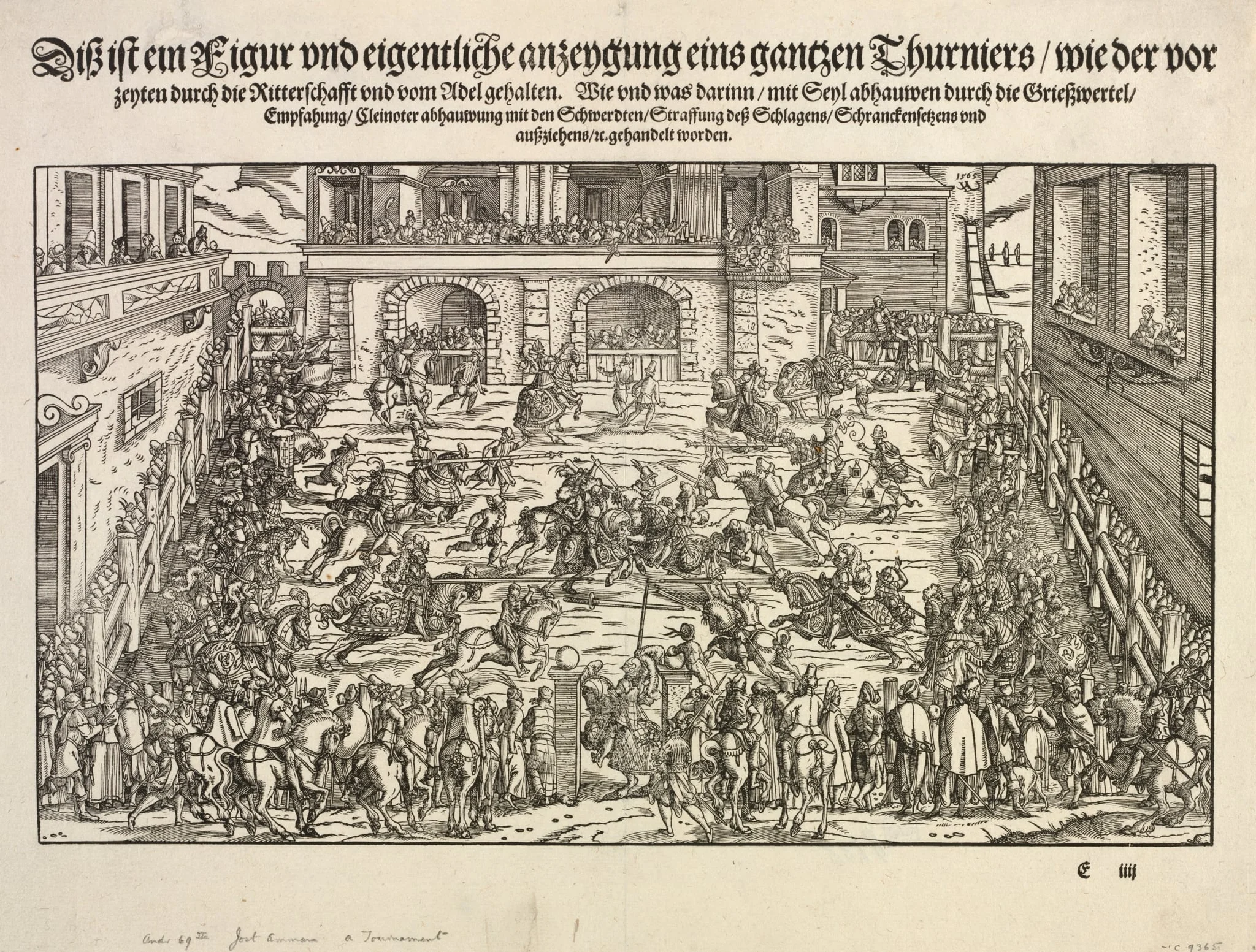 A Tournament, detail