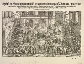 A Tournament, by Josse Amman, 1565