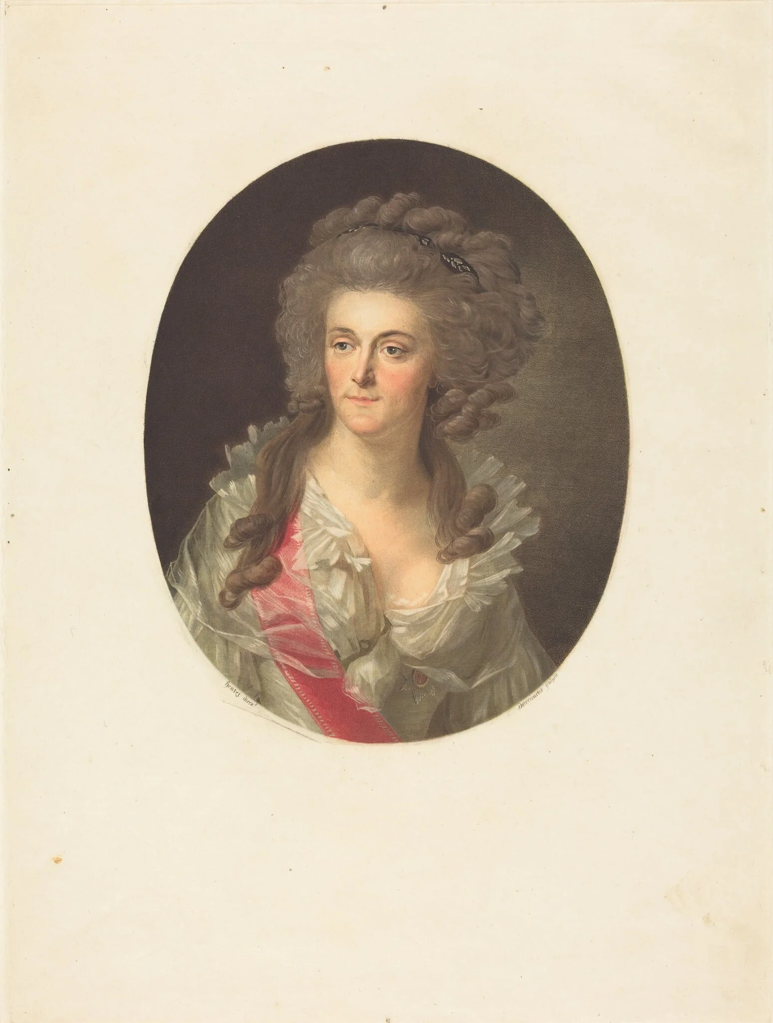 Frederica Sophia Wilhelmina of Prussia, Princess of Orange Nassau, detail