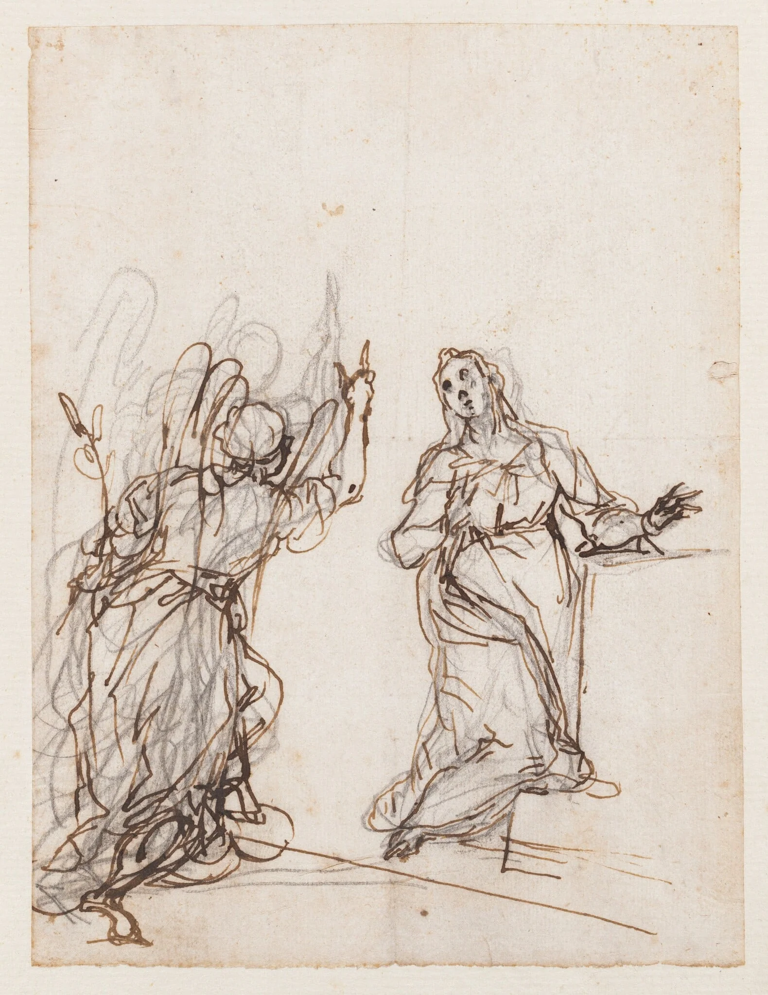 The Annunciation, detail