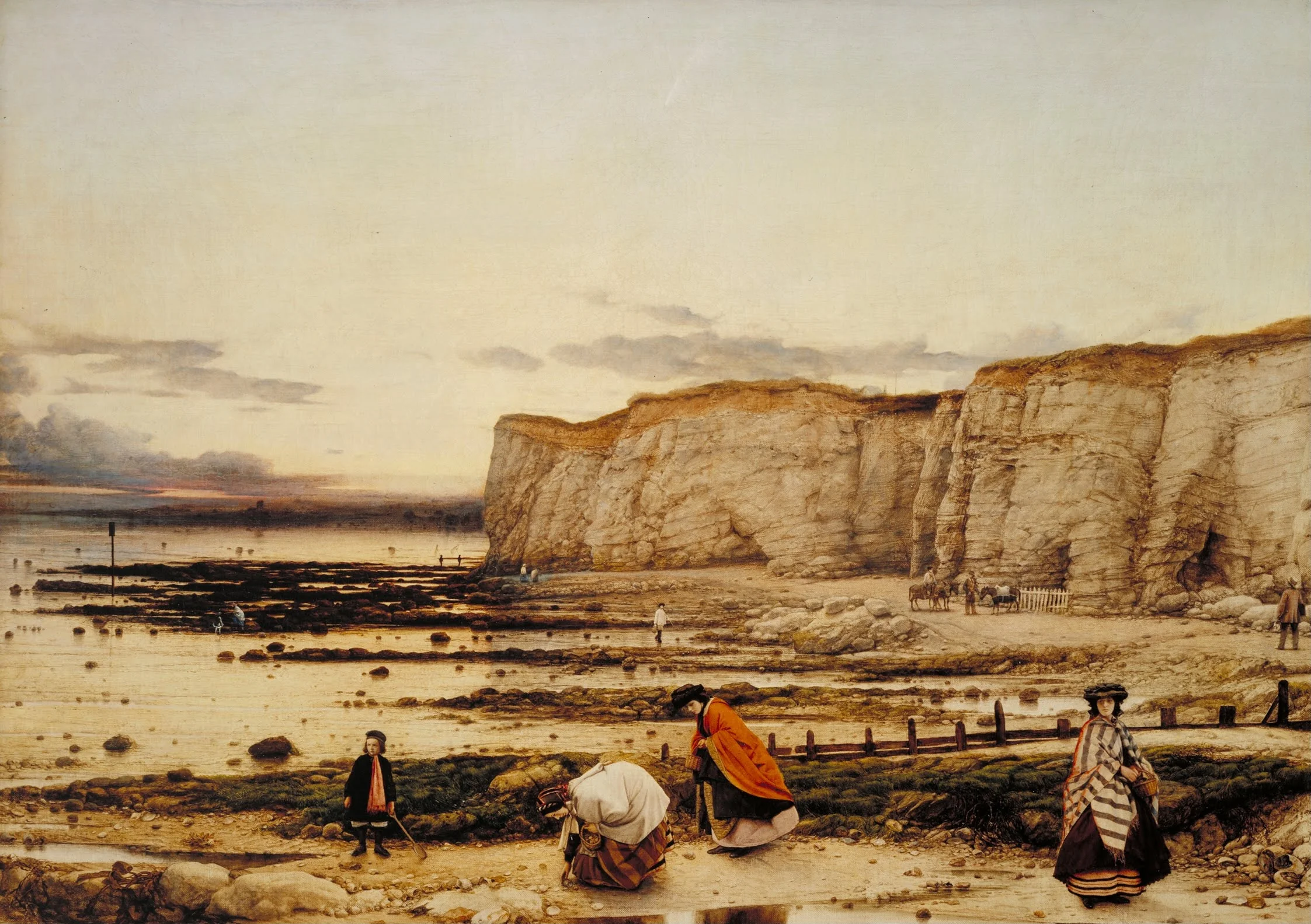 Pegwell Bay, Kent – a Recollection of October 5th 1858, detail