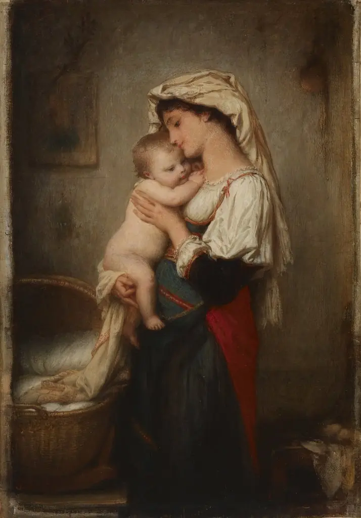 The Awakening, by Charles Jalabert, oil, 1863