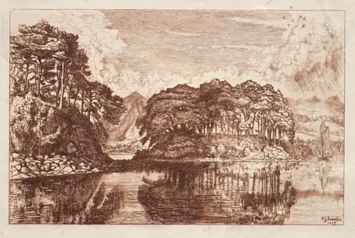 The Lake, by Philip Gilbert Hamerton, 1875
