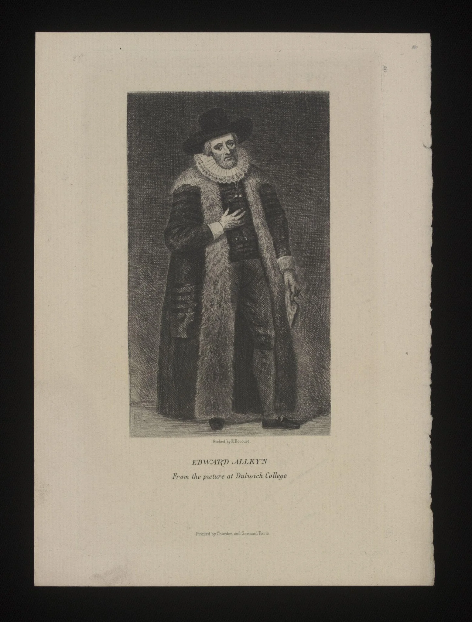 H Beard Print Collection, detail