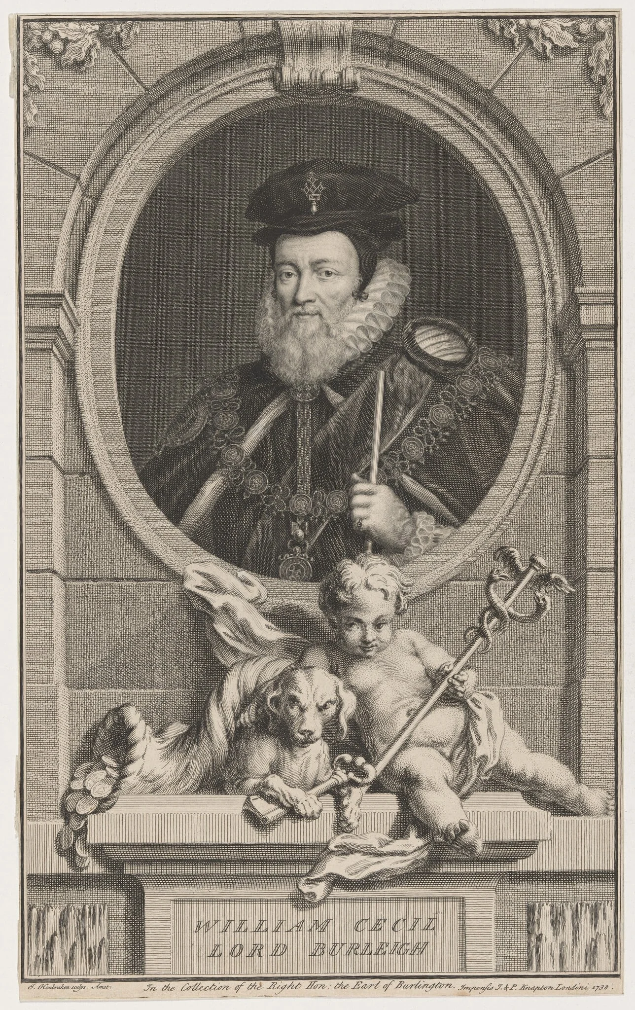 William Cecil, Lord Burleigh, detail