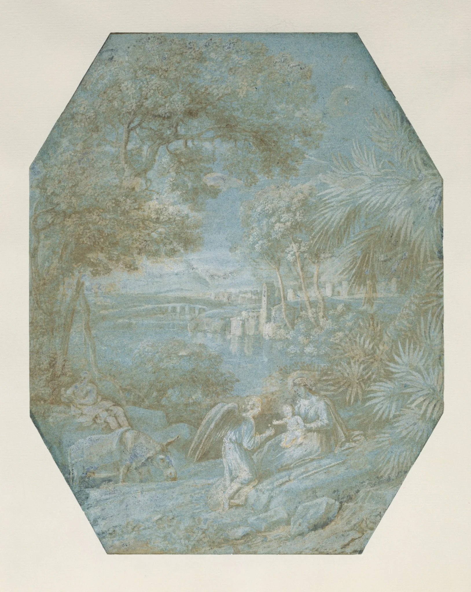 Landscape with the Rest on the Flight into Egypt, detail