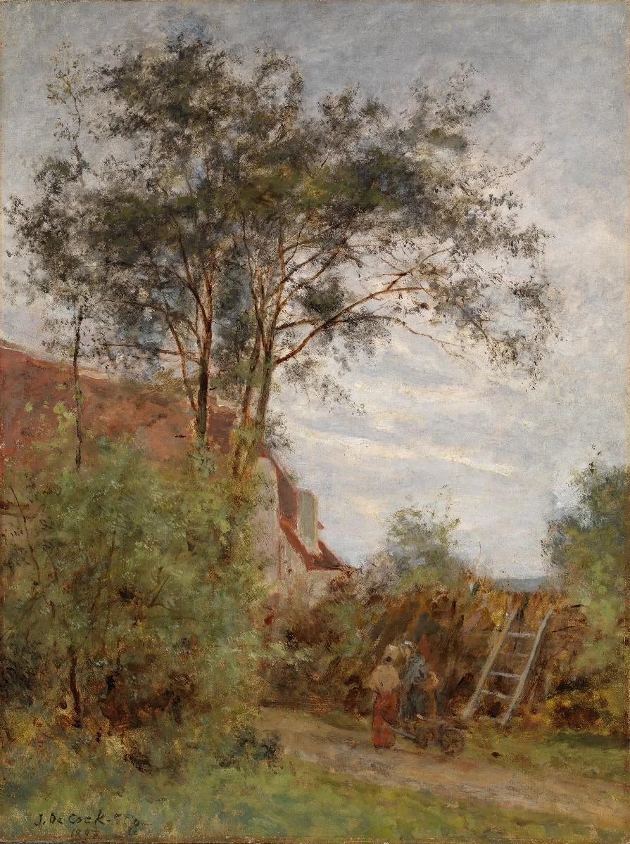 Kesämaisema, detail