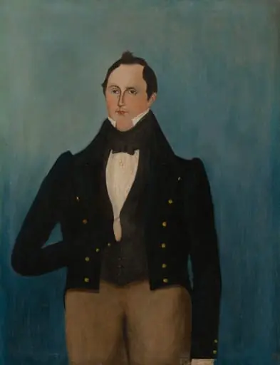Anonymous Man, oil, 1830