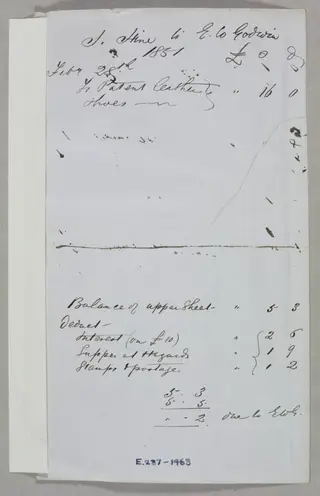 Untitled, by Edward William Godwin, 1851