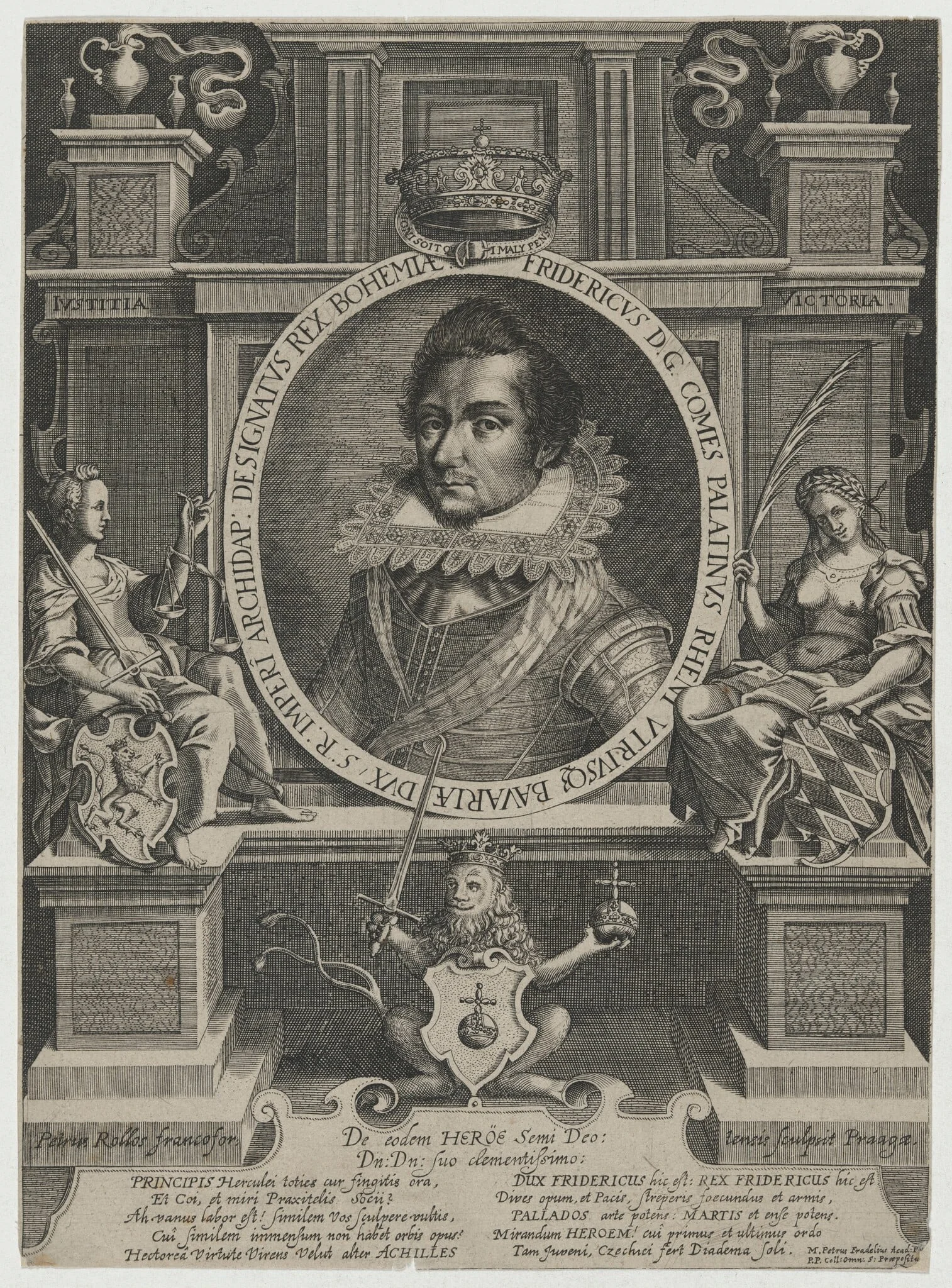 Frederick V, King of Bohemia, detail