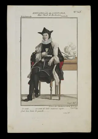 H Beard Print Collection, by Carle Vernet