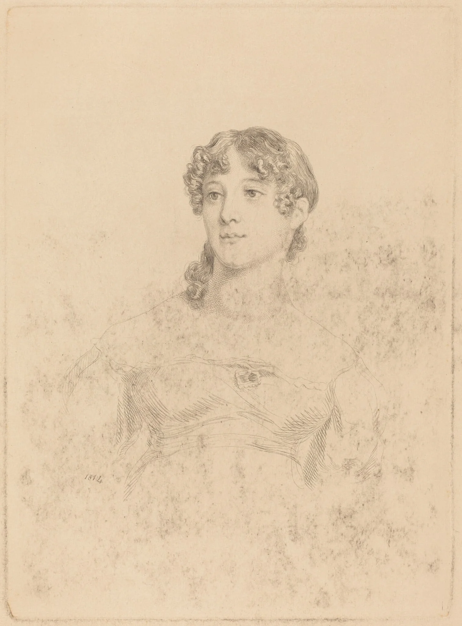 Lady Maria Hooker When Miss Turner at Age Seventeen, detail