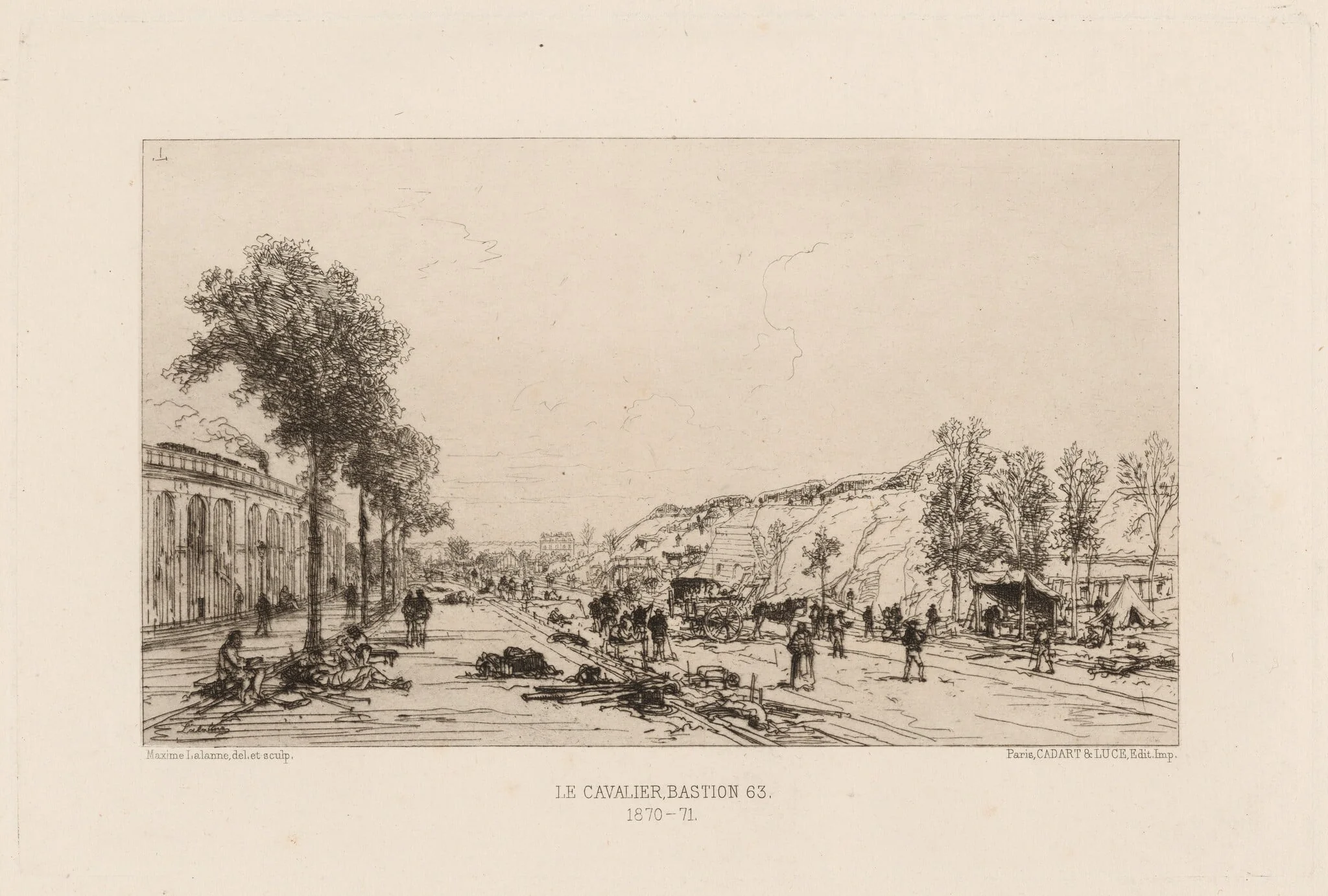 Le Cavalier, Bastion 63 (The Rider, Bastion 63), detail