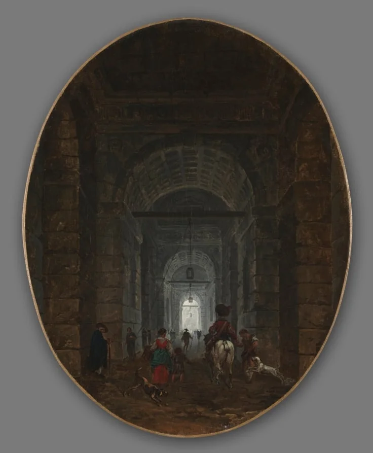 The Grotto of Posillipo, detail