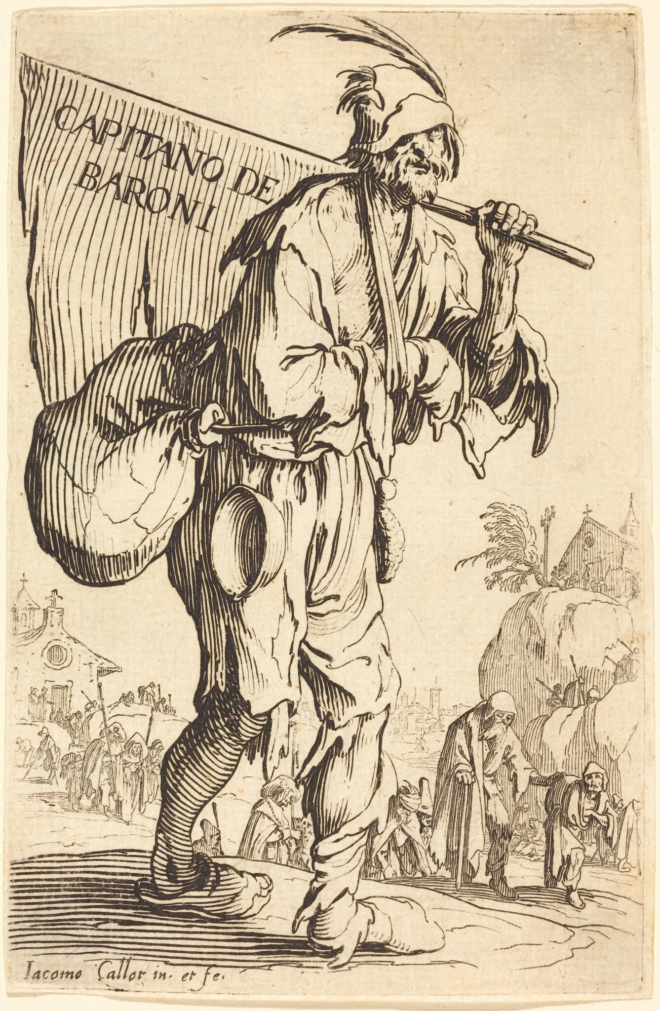 Captain of the Barons, detail