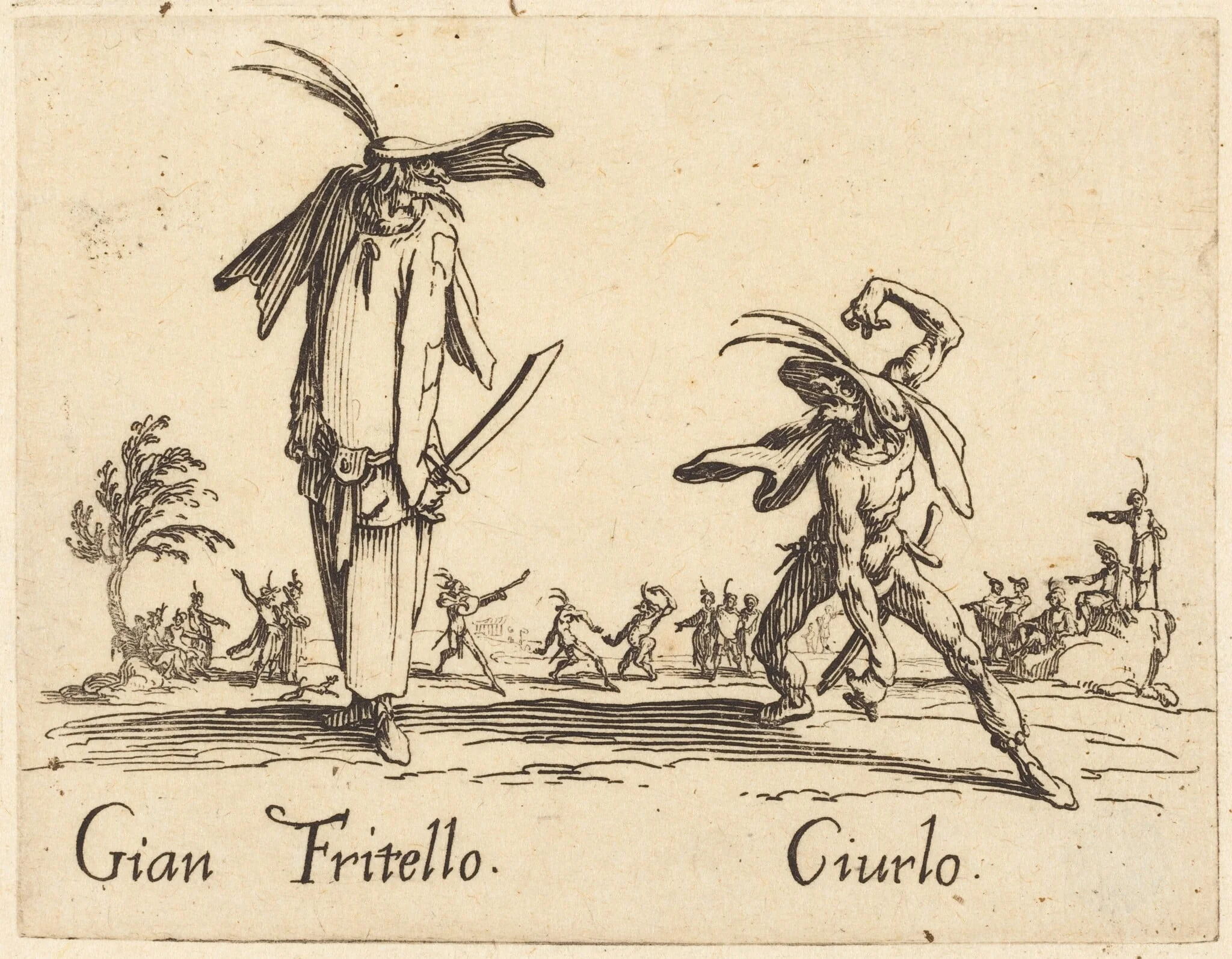Gian Fritello and Ciurlo, detail