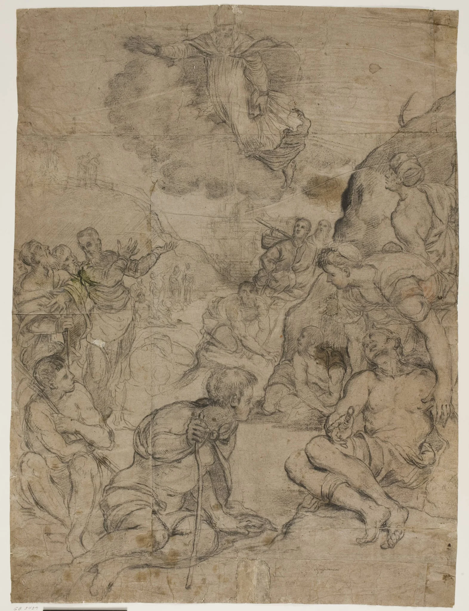 St Augustine healing the paralytics, after Tintoretto’s painting in the Museo Civico, Vicenza, detail